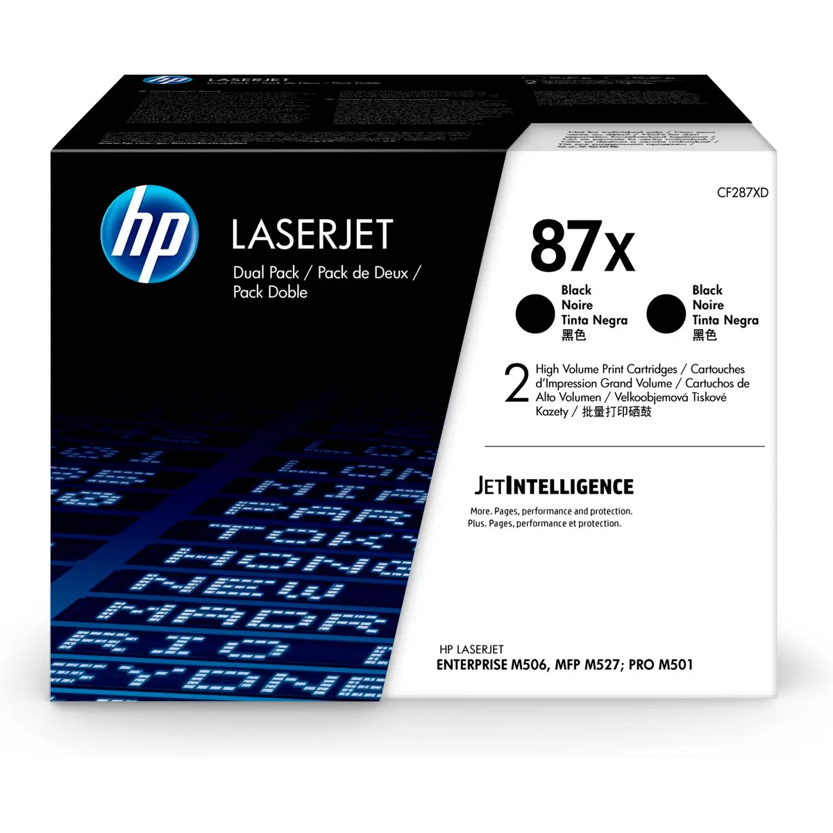 Toner 87X 2-pack High Yield Schwarz 18.000 Seiten