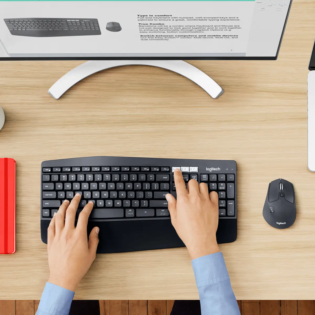 MK850 Performance Wireless Combo Tastatur-/Mouse-Set QWERTZ