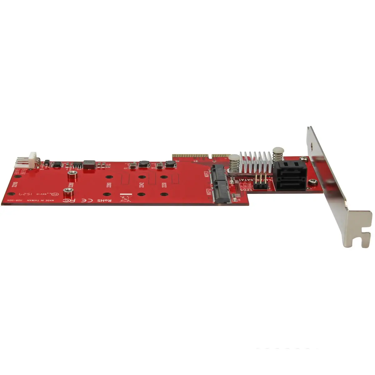 2x M.2 NGFF SSD RAID Karte plus 2x SATA III Ports - PCIe