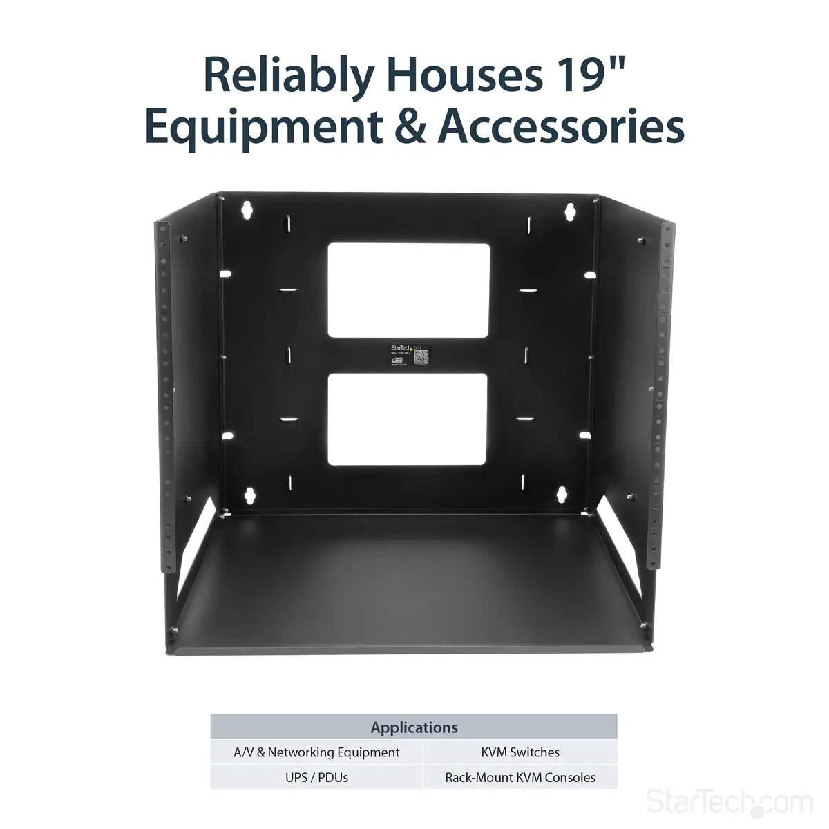 Wandmontage Server Rack mit Fachboden