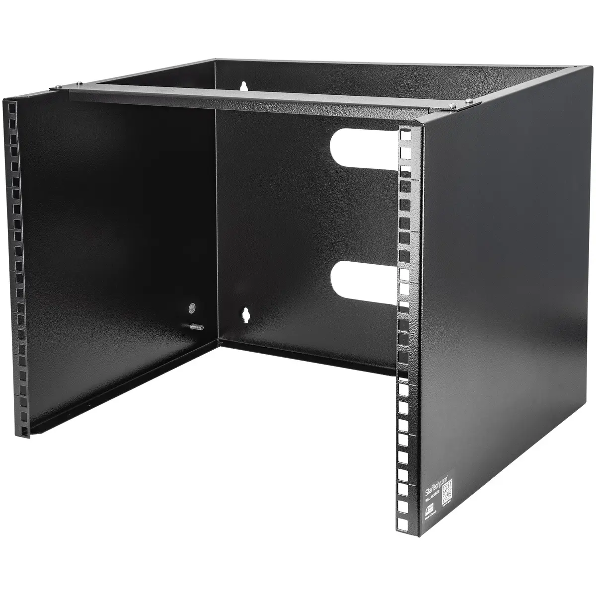 Halterung für flache Rack Geräte - 8HE Wandmontage