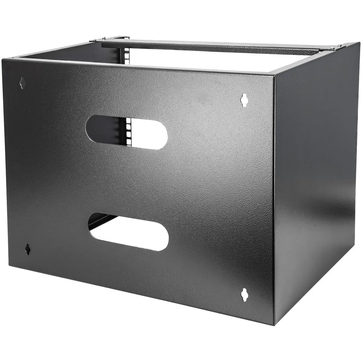 Halterung für flache Rack Geräte - 8HE Wandmontage