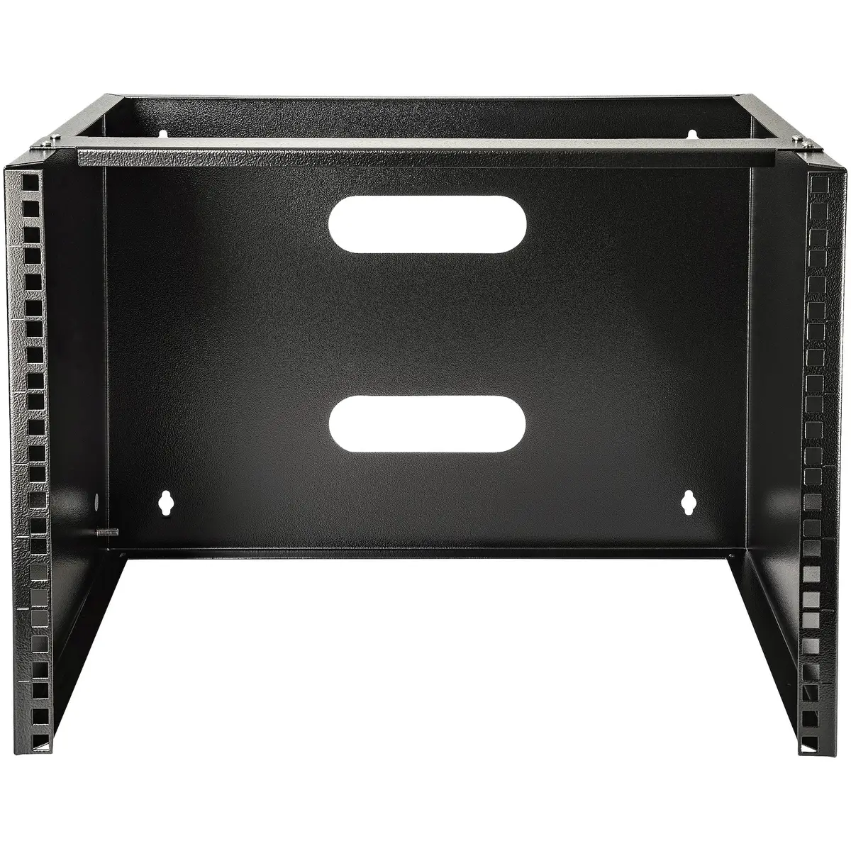 Halterung für flache Rack Geräte - 8HE Wandmontage
