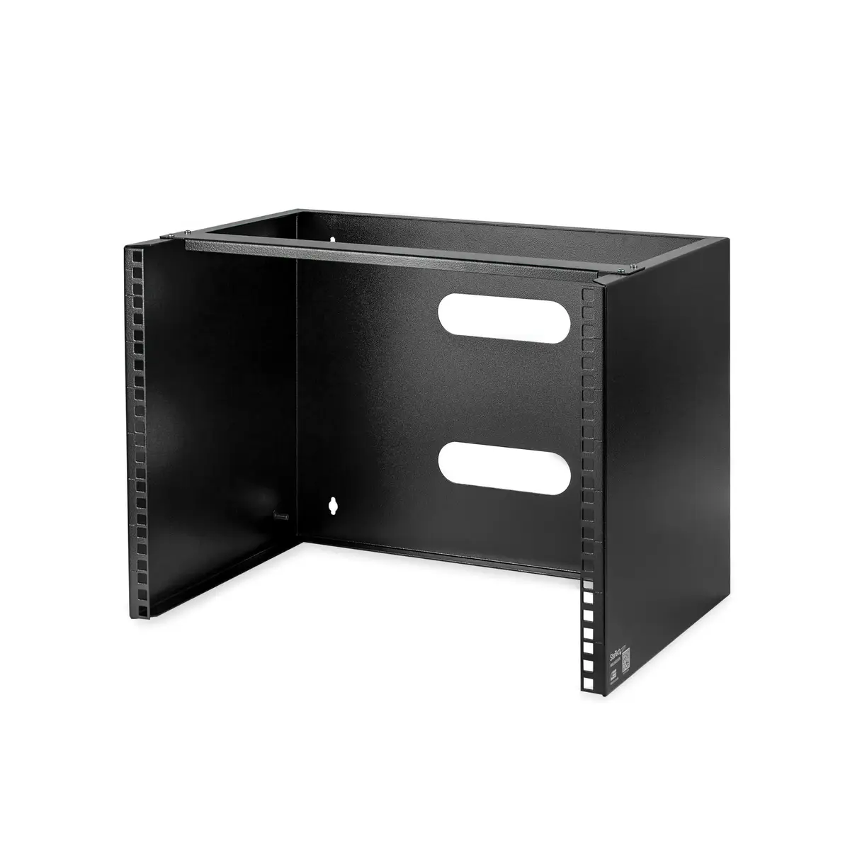Halterung für flache Rack Geräte - 8HE Wandmontage