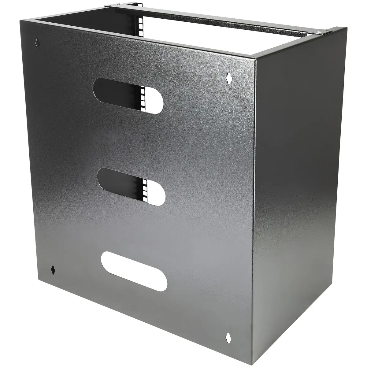 12U Halterung für flache Rack Geräte - 12HE Wandmontage