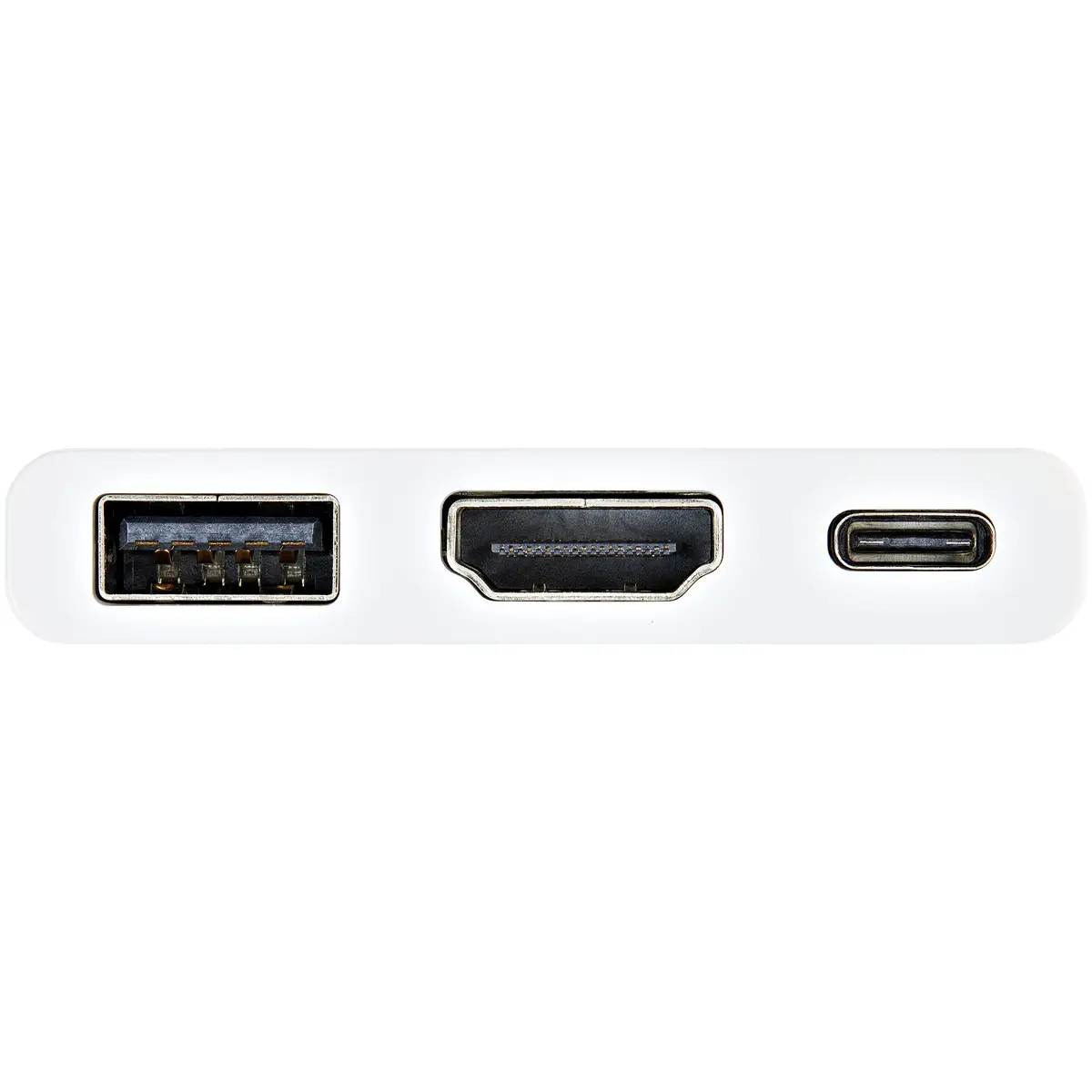 USB-C auf 4K HDMI Multifunktionsadapter mit Power Delivery und USB-A Anschluss Weiß
