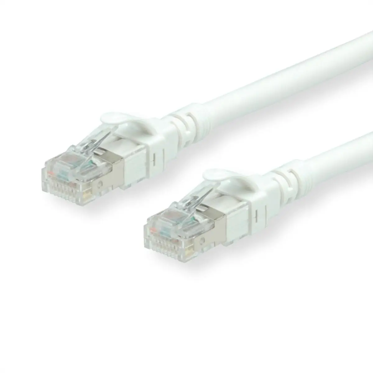 Patchkabel Cat6A Rj-45/RJ-45 Stecker/Stecker Weiß 7,5m