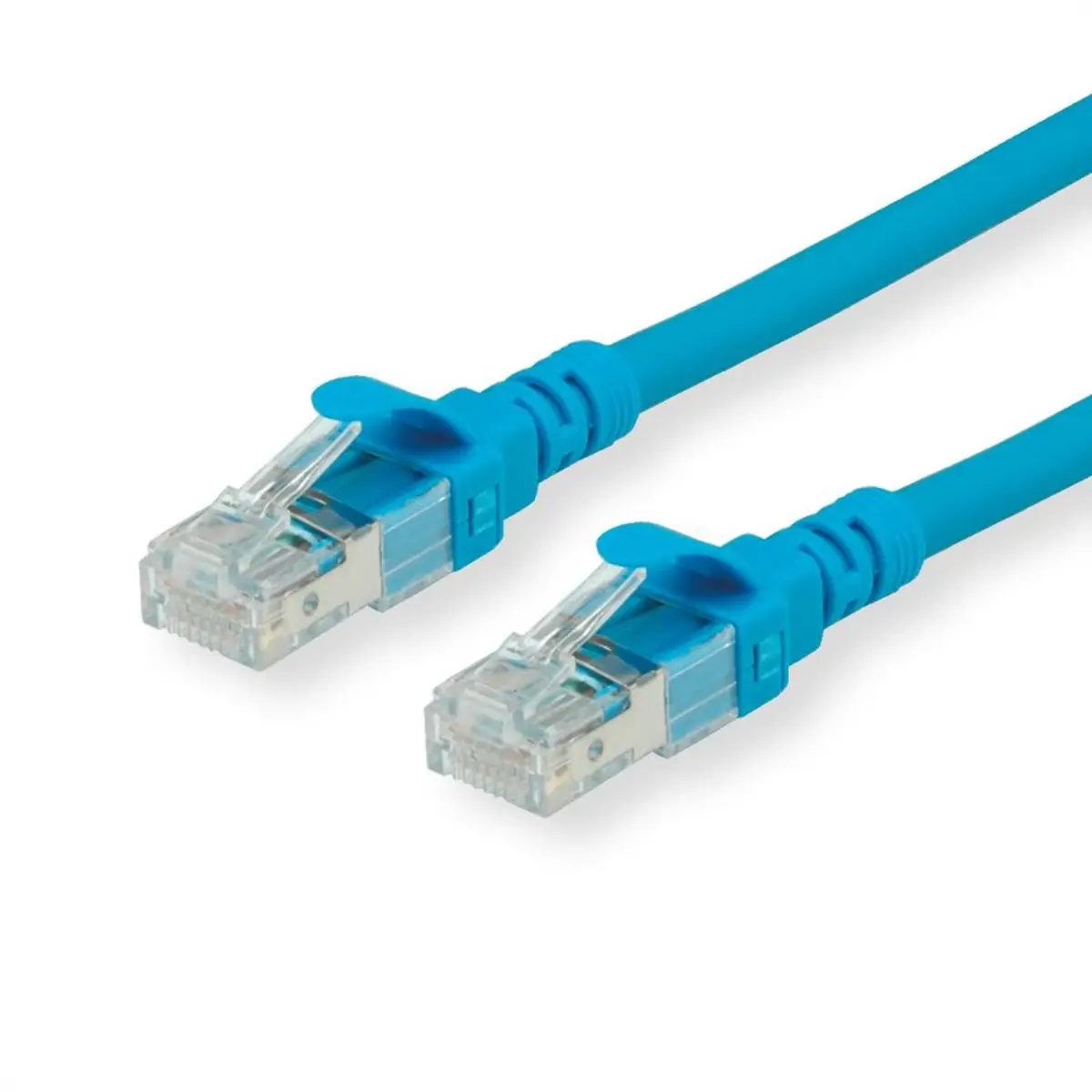 Patchkabel Cat6A RJ-45/RJ-45 Stecker/Stecker Blau 7,5m