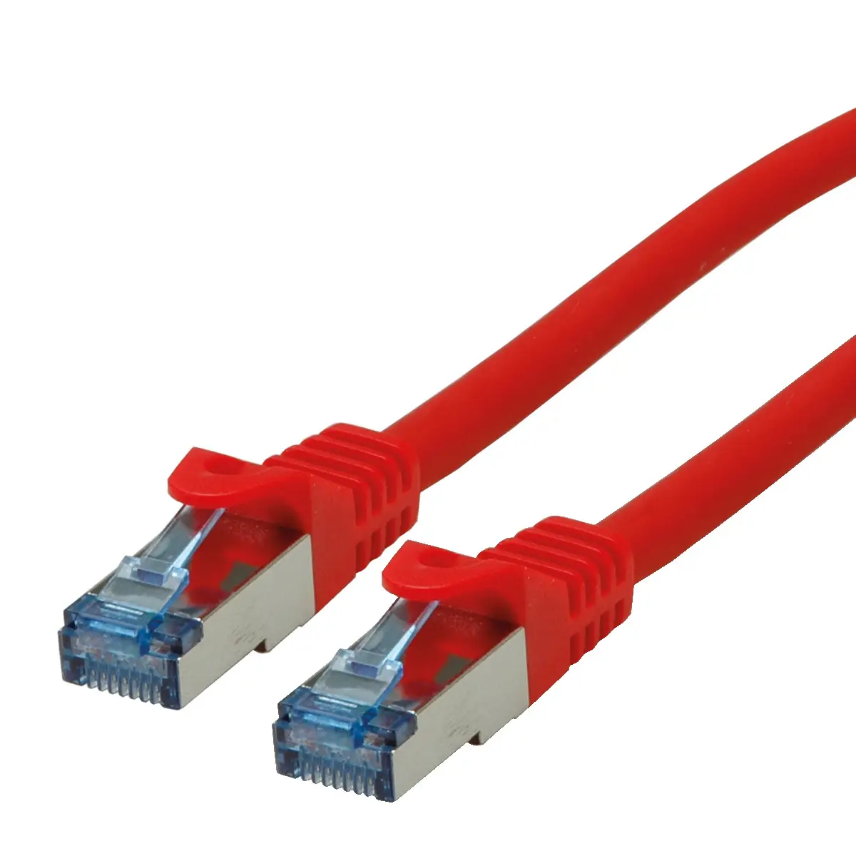 Patchkabel Cat6A Rj-45/RJ-45 Stecker/Stecker Rot 3m