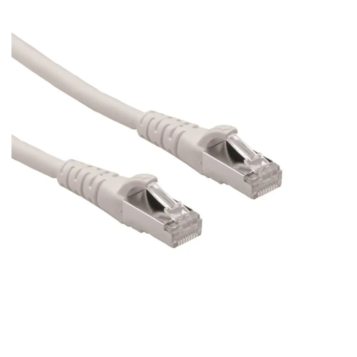 Patchkabel Cat6a RJ-45/RJ-45 Stecker/Stecker Grau 1,5m