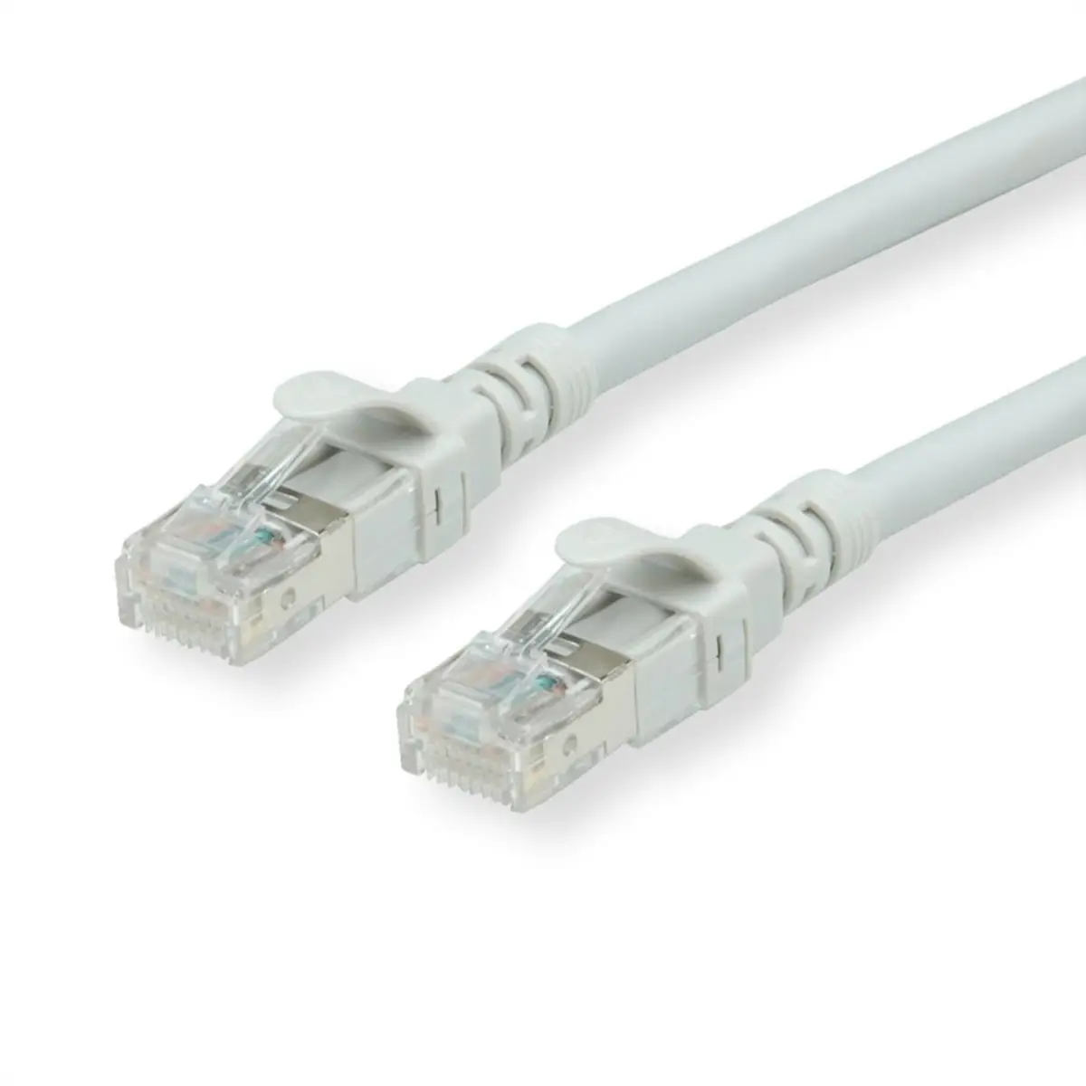 Patchkabel Cat6a RJ-45/RJ-45 Stecker/Stecker Grau 1,5m