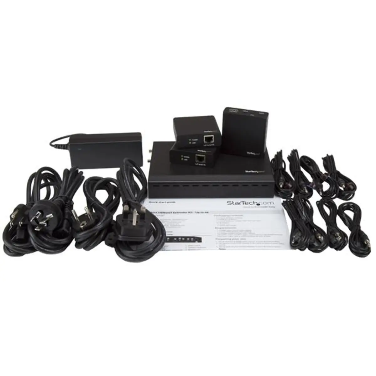 3 Port HDBaseT Extender Kit mit 3 Empfängern Bis zu 4K