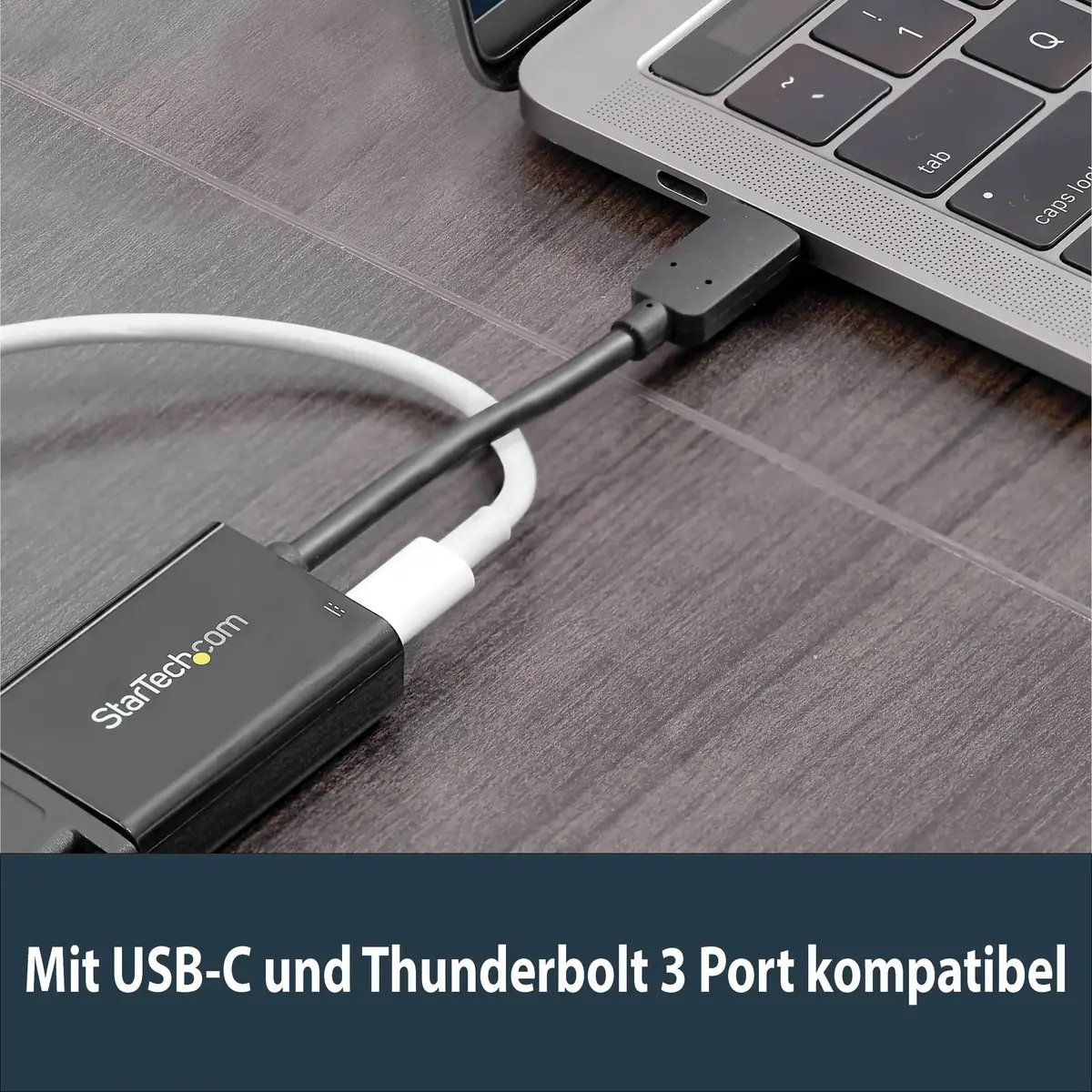 StarTech USB-C to VGA adaptor with USB powersupply