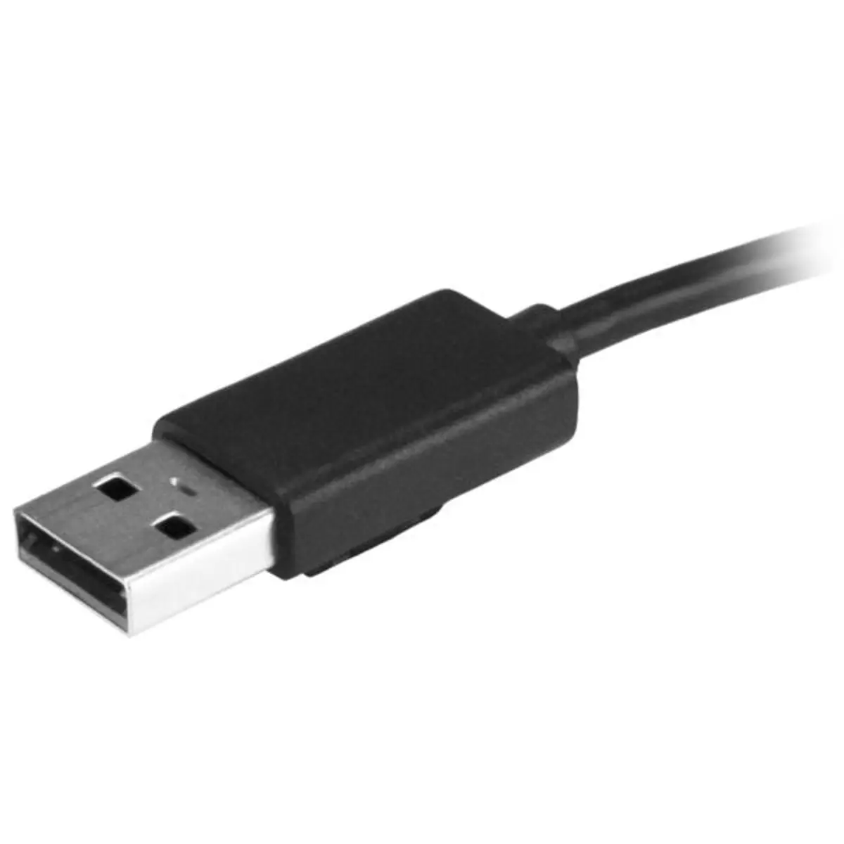 Mobiler 4-Port-USB 2.0-Hub mit integriertem Kabel