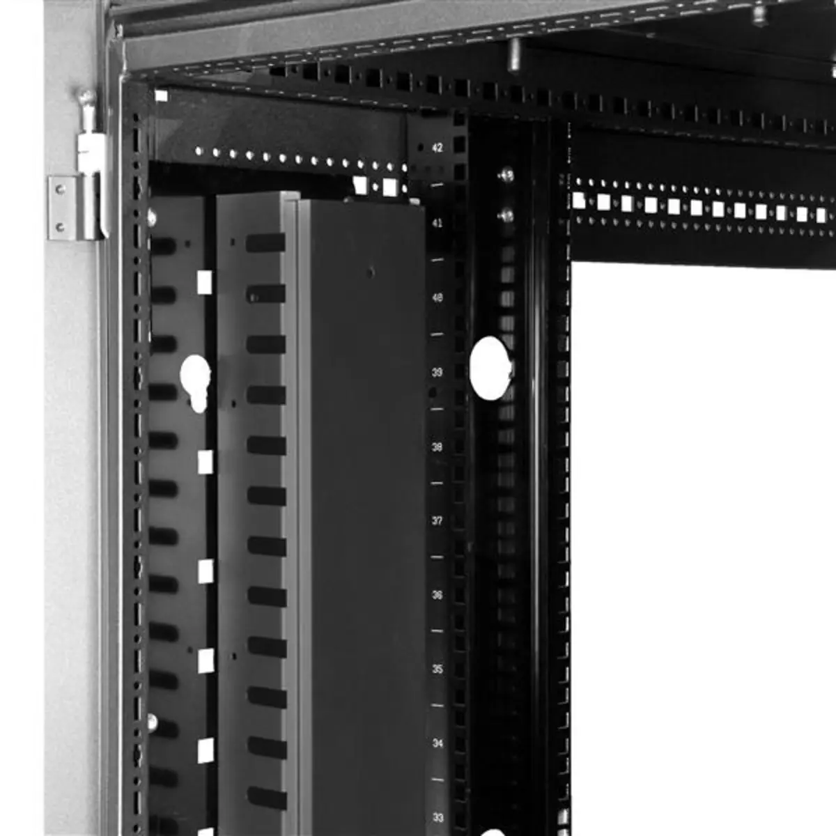Vertikaler Kabelordner mit Finger Duct