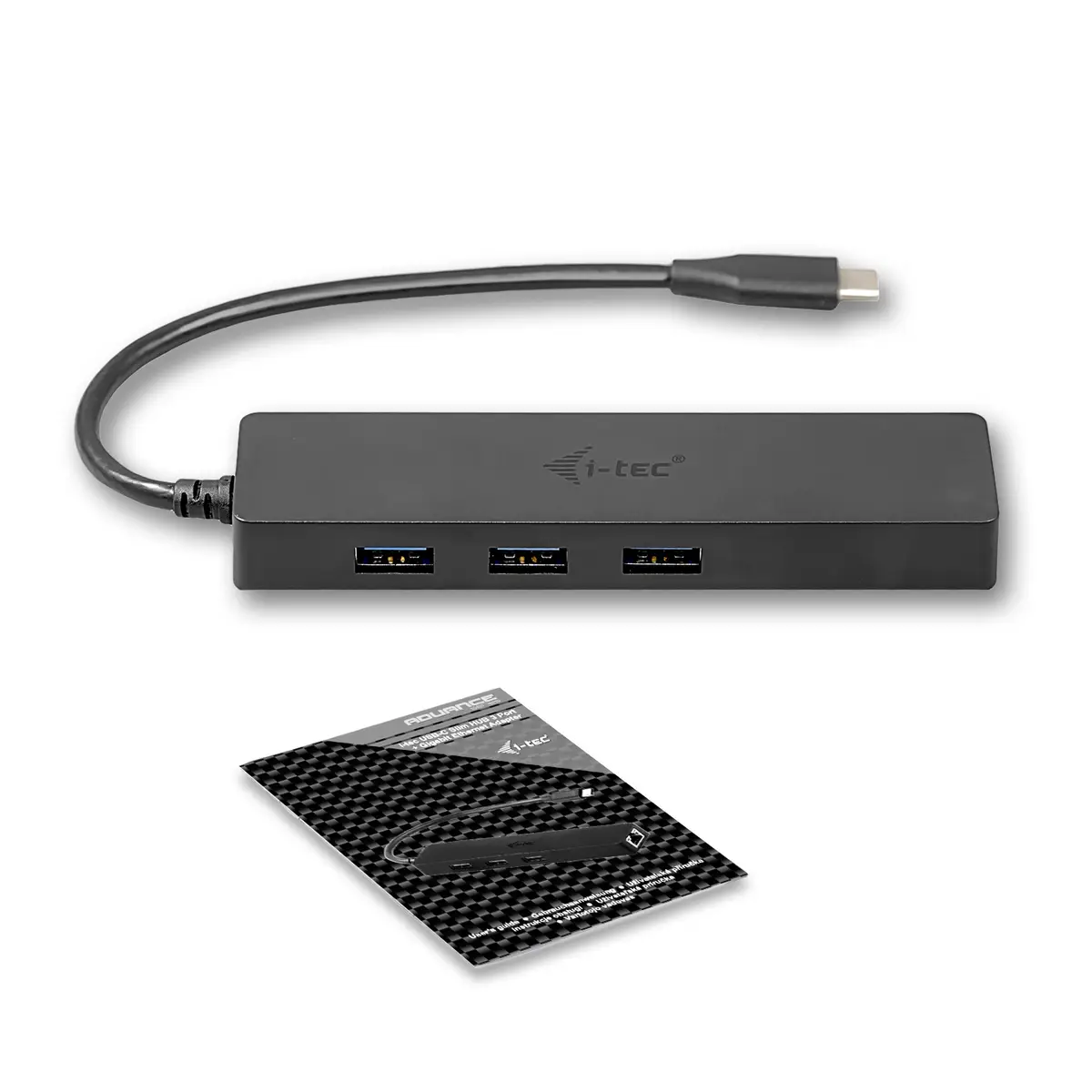 i-tec USB 3.1 Type C SLIM HUB 3 Port mit Gigabit Ethernet Adapter