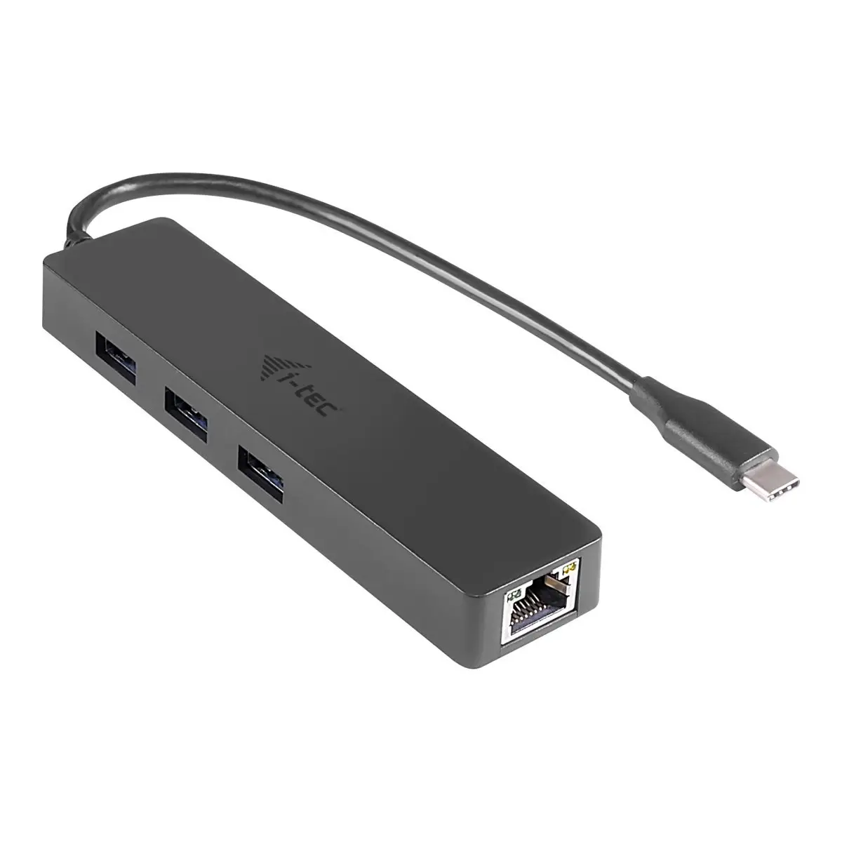 i-tec USB 3.1 Type C SLIM HUB 3 Port mit Gigabit Ethernet Adapter