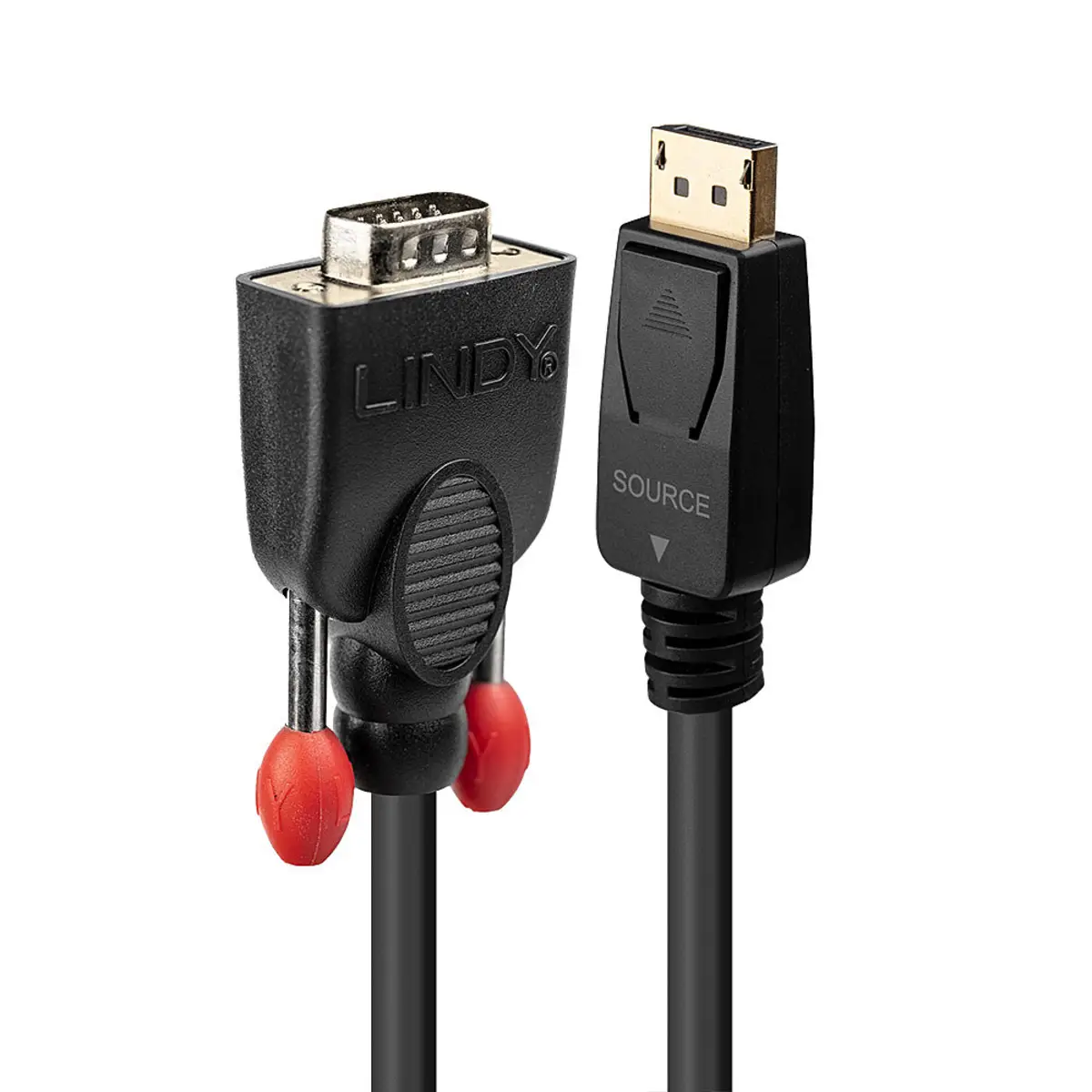 Konverterkabel DisplayPort/VGA Stecker/Stecker Schwarz 1m