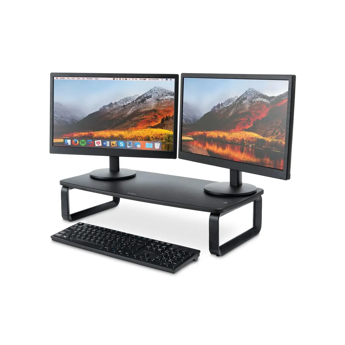 SmartFit Extra Wide Monitor Stand Schwarz