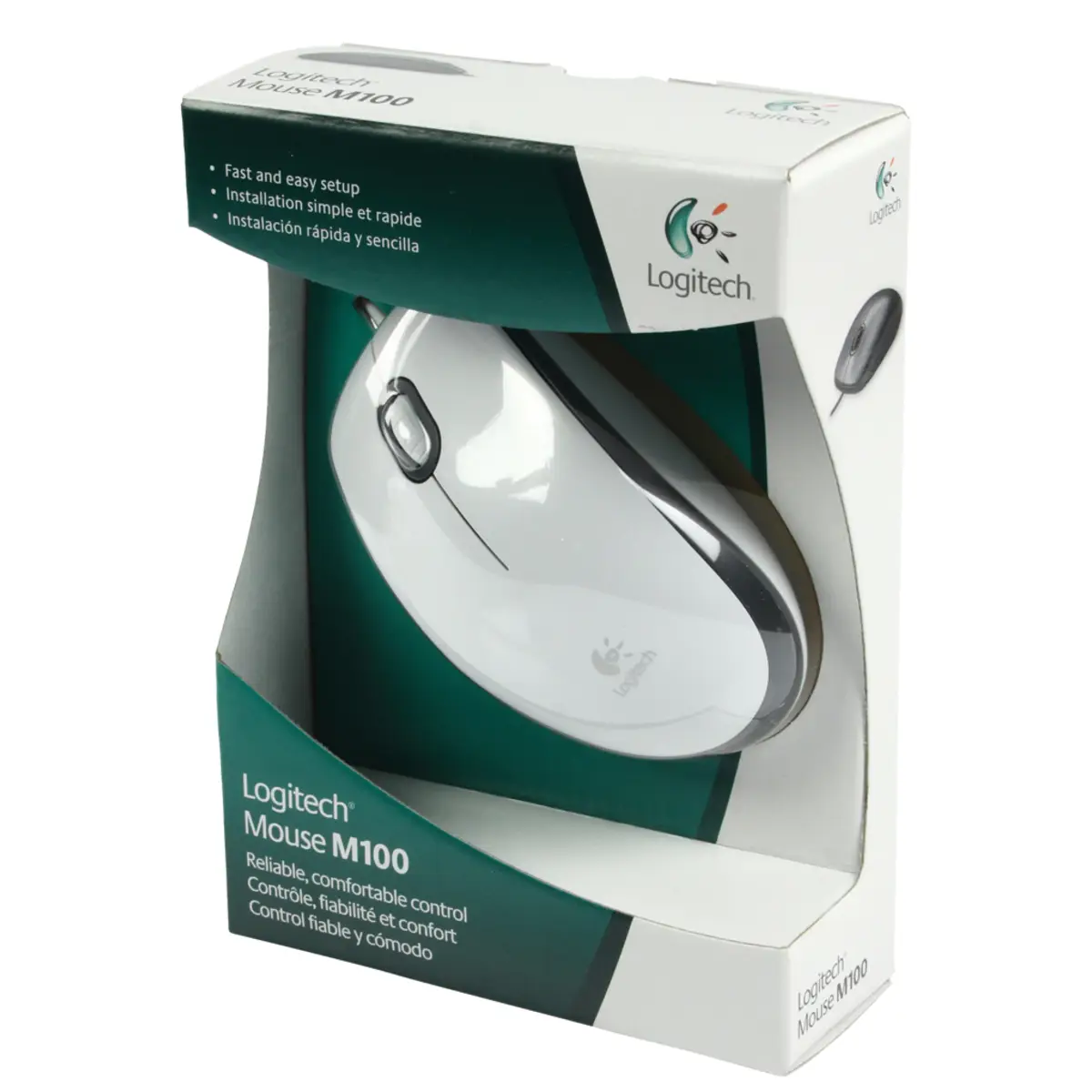 M100 USB Mouse optical 1000dpi white