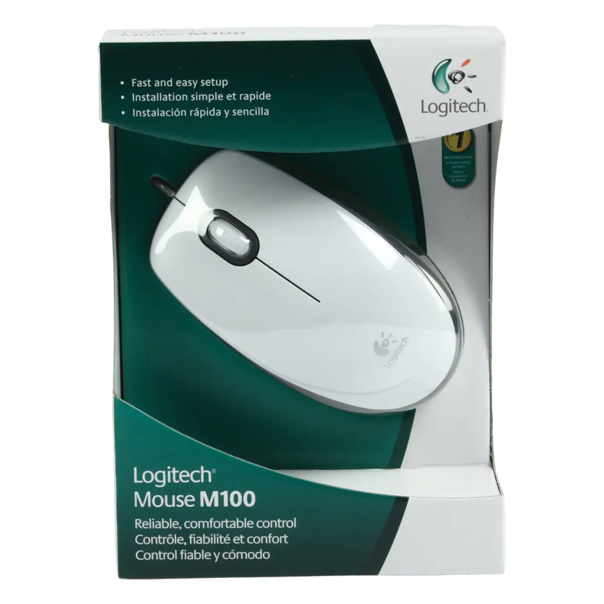 M100 USB Mouse optical 1000dpi white