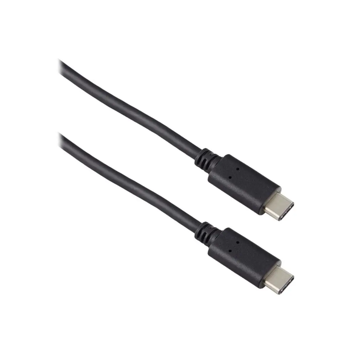 USB-Kabel USB-C/USB-C Stecker/Stecker Schwarz 1m