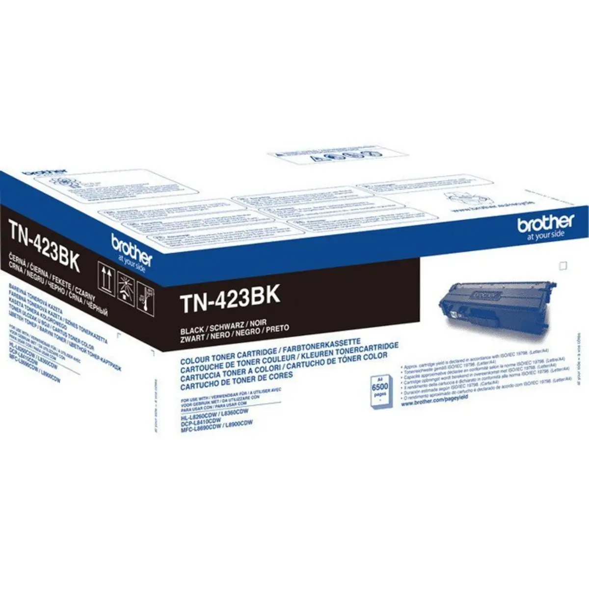 Toner TN-423BK ca. 6500 Seiten Schwarz