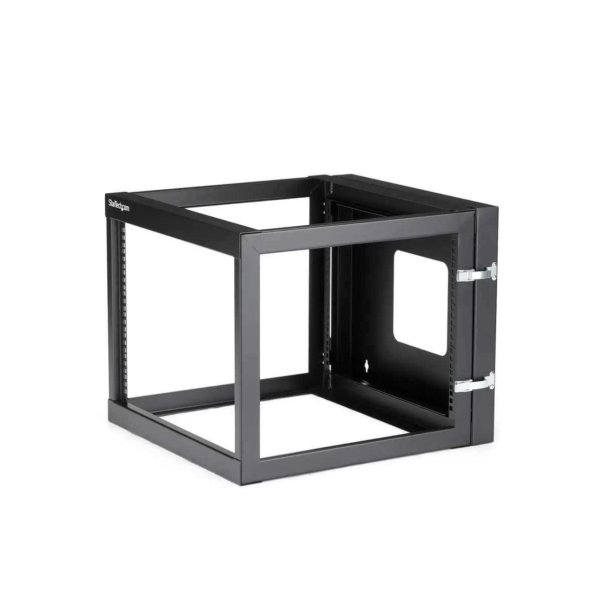 8U Hinged Open Frame Wall Mount Network Rack