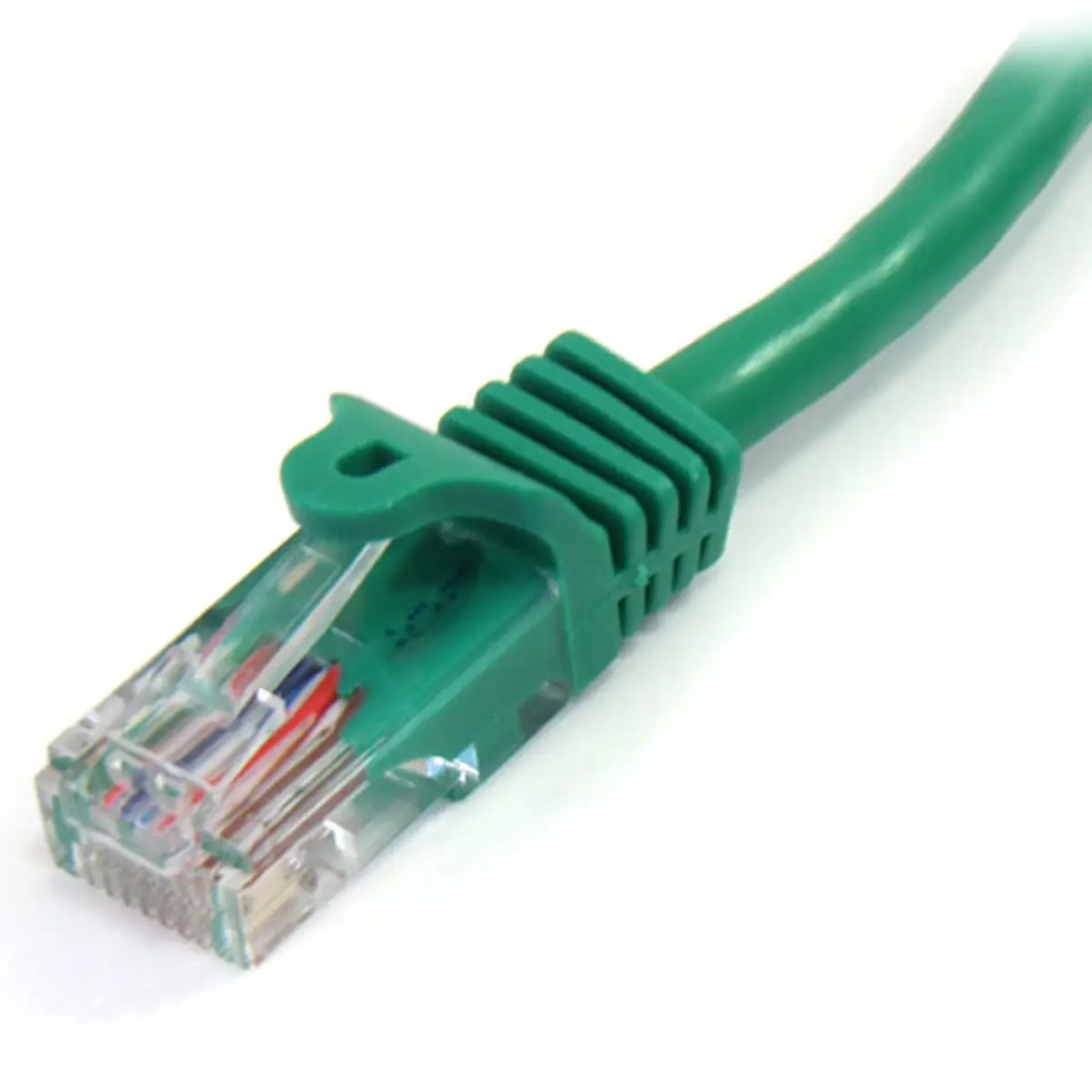 Patchkabel Cat5e RJ-45/RJ-45 Stecker/Stecker Snagless Grün 0,5m