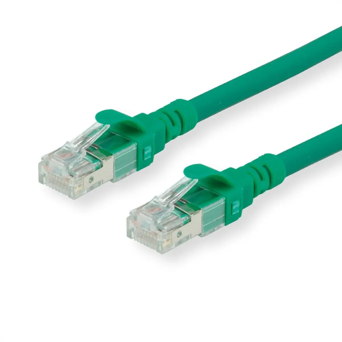 Patchkabel Cat6a RJ-45/RJ-45 Stecker/Stecker Grün 10m