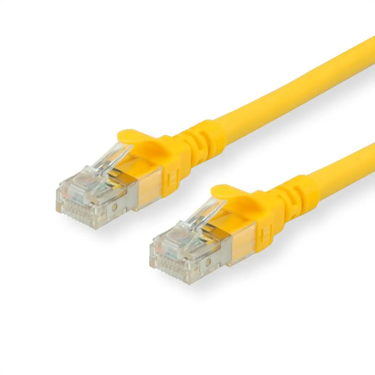 Patchkabel Cat6a RJ-45/RJ-45 Stecker/Stecker Gelb 7,5m