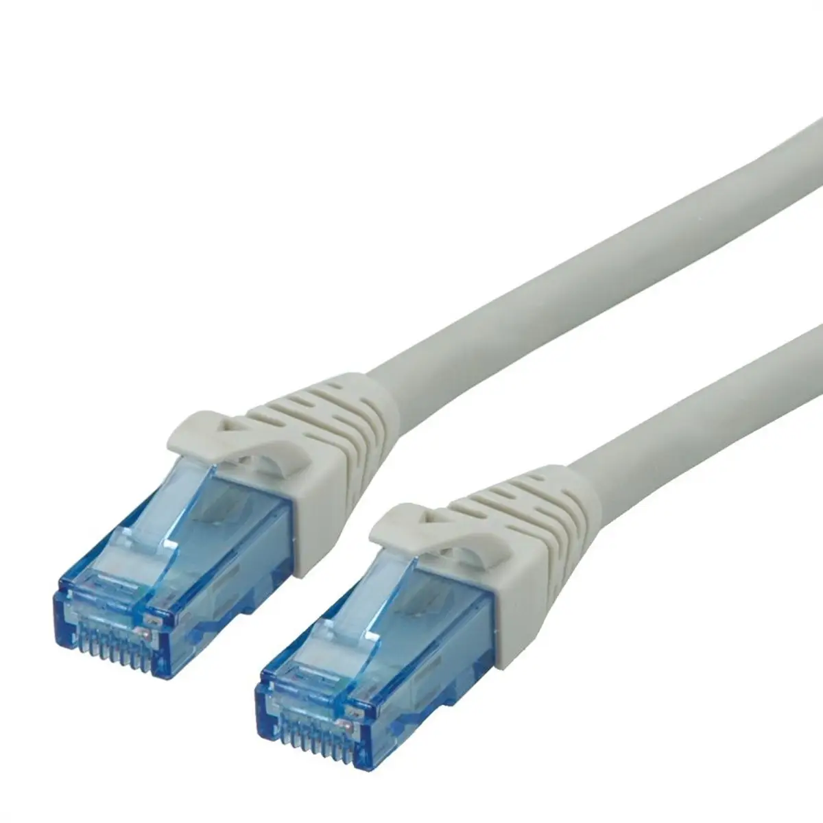Patchkabel RJ-45 UTP Cat6a Grau 10 m
