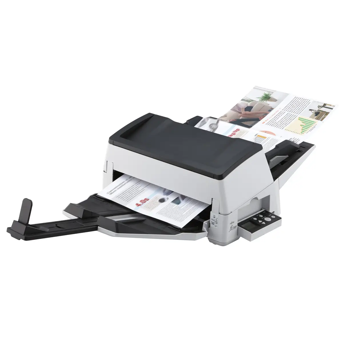 fi-7600 A4 S/WDokumentenscanner 600x600dpi 100/100 ppm