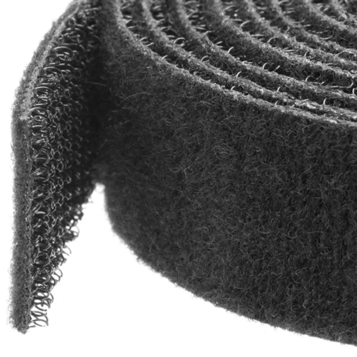 Klettverschluss 7,6m Rolle Schwarz