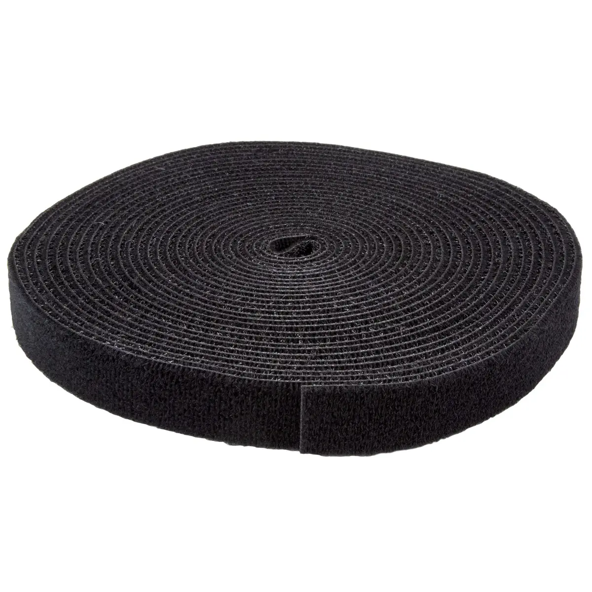 Klettverschluss 7,6m Rolle Schwarz