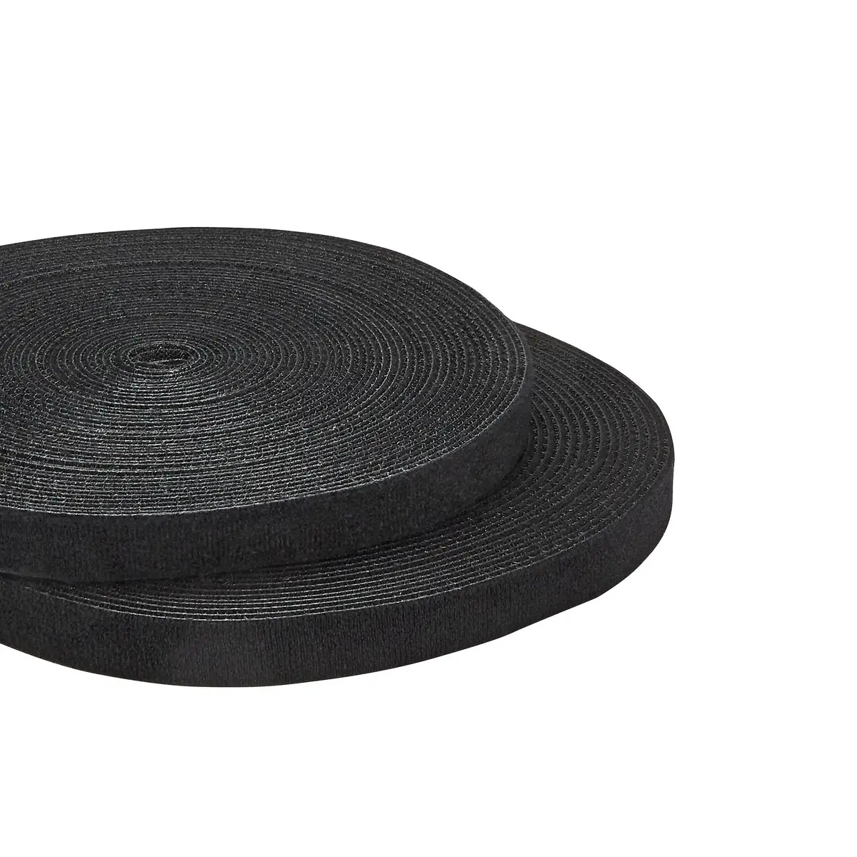 Klettverschluss 30m Rolle Schwarz