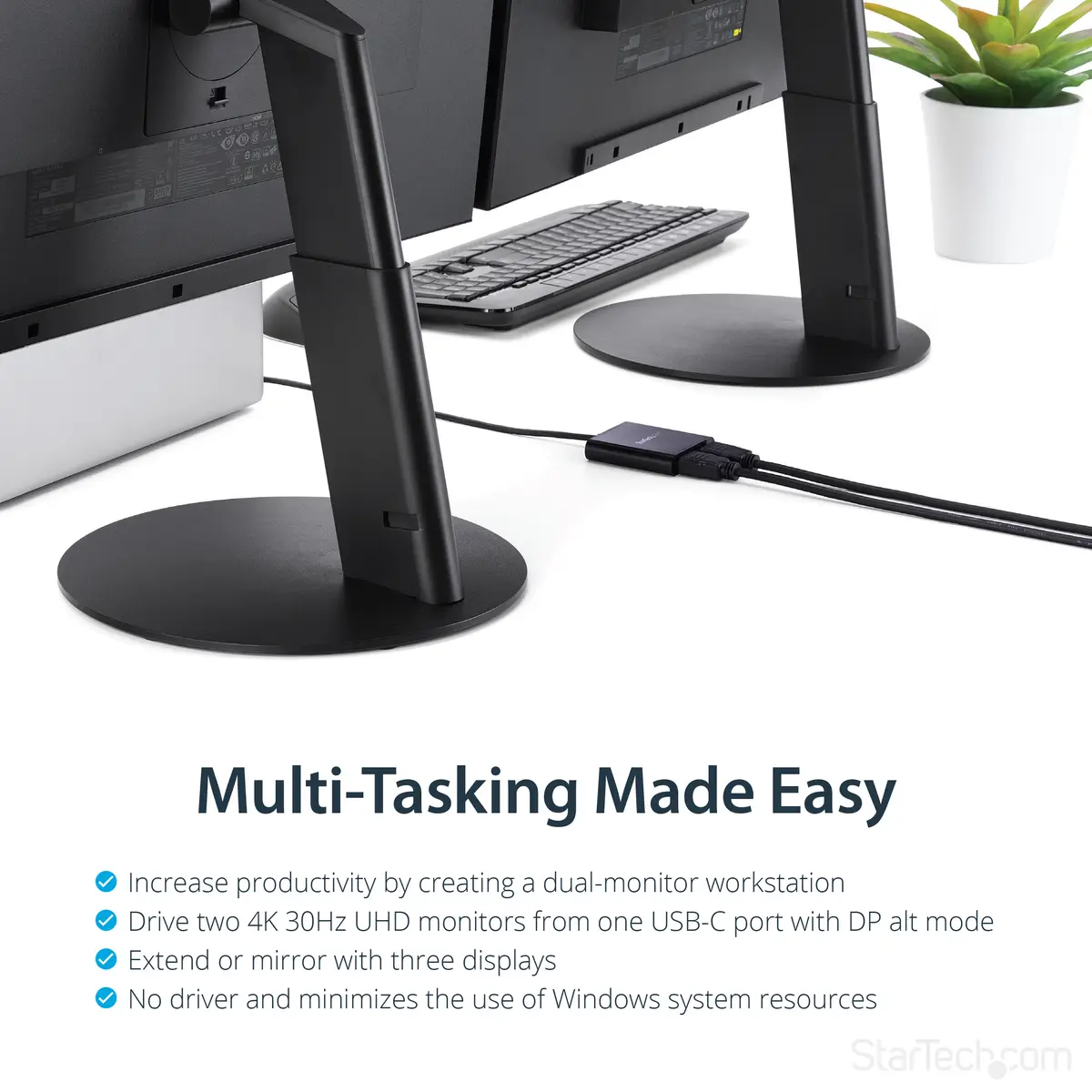 USB-C zu HDMI Multi-Monitor Splitter