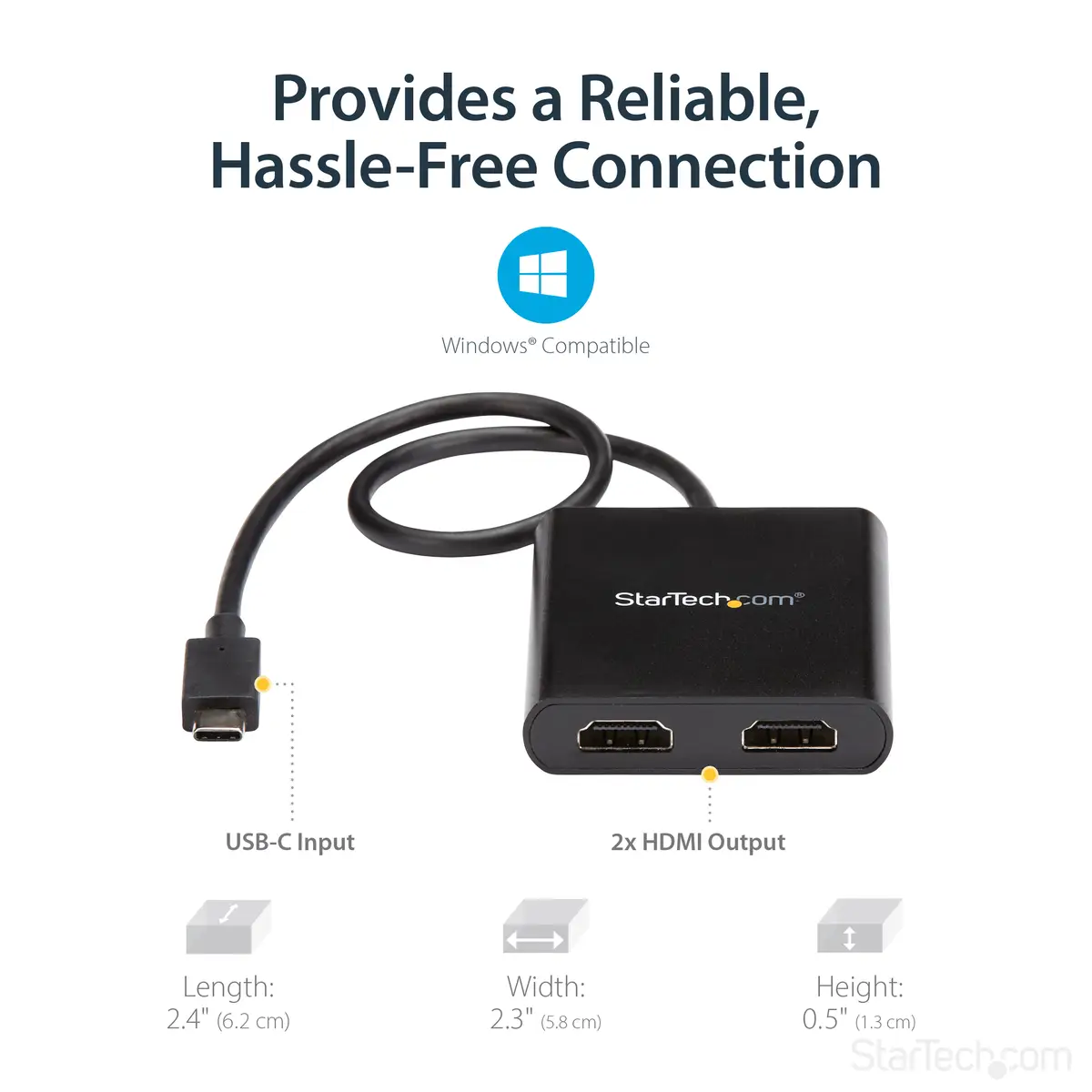 StarTech USB-C to HDMI Multi-display Splitter