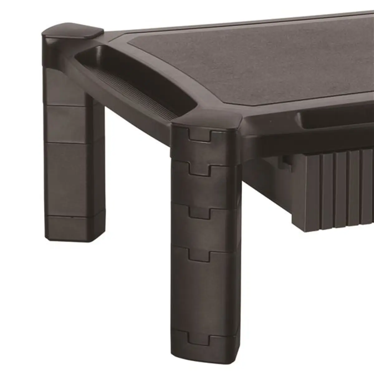 Monitorständer mit Schublade höhenverstellbar für 33-81,3cm (13-32'') schwarz max. Traglast 10kg