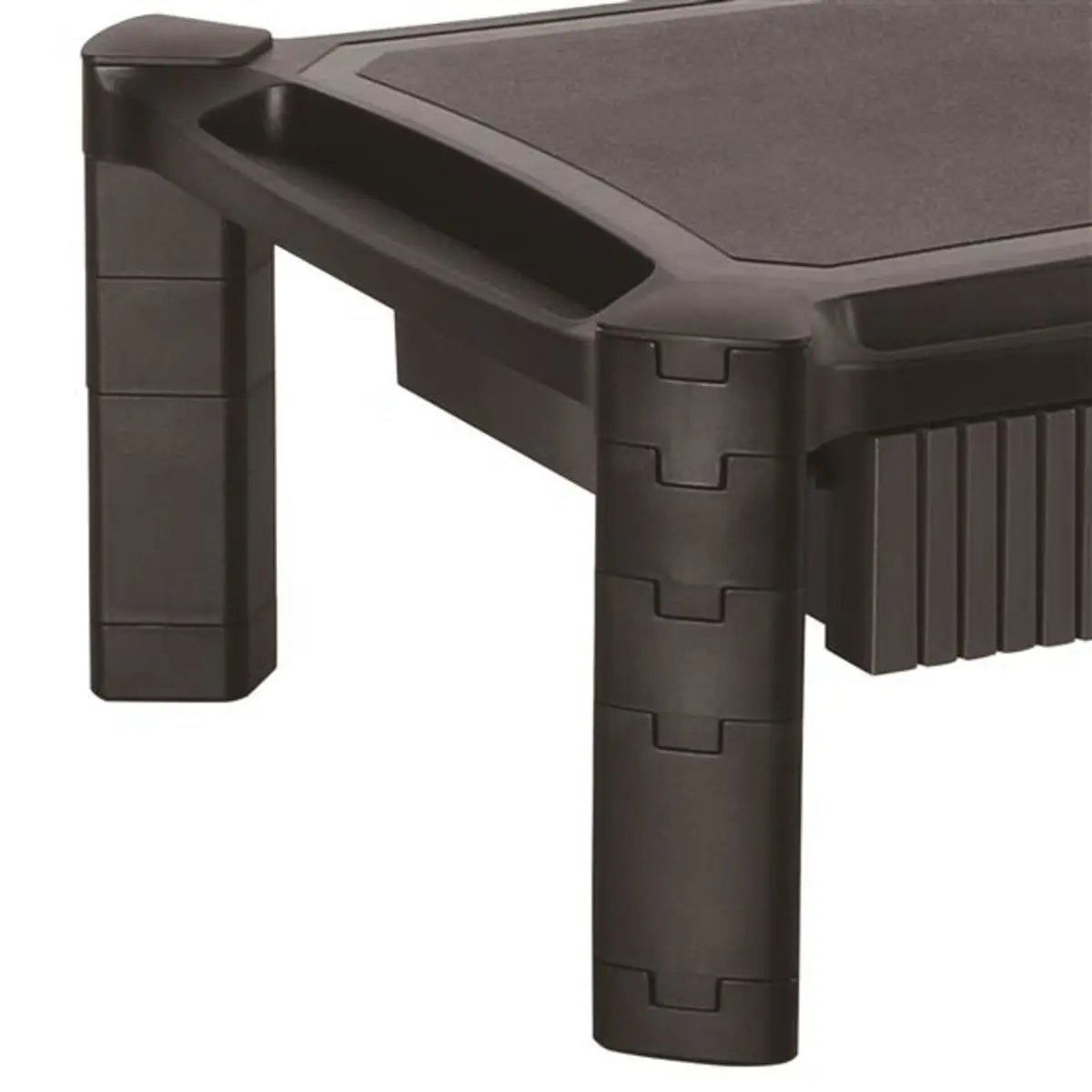 Monitorständer mit Schublade höhenverstellbar für 33-81,3cm (13-32'') schwarz max. Traglast 10kg