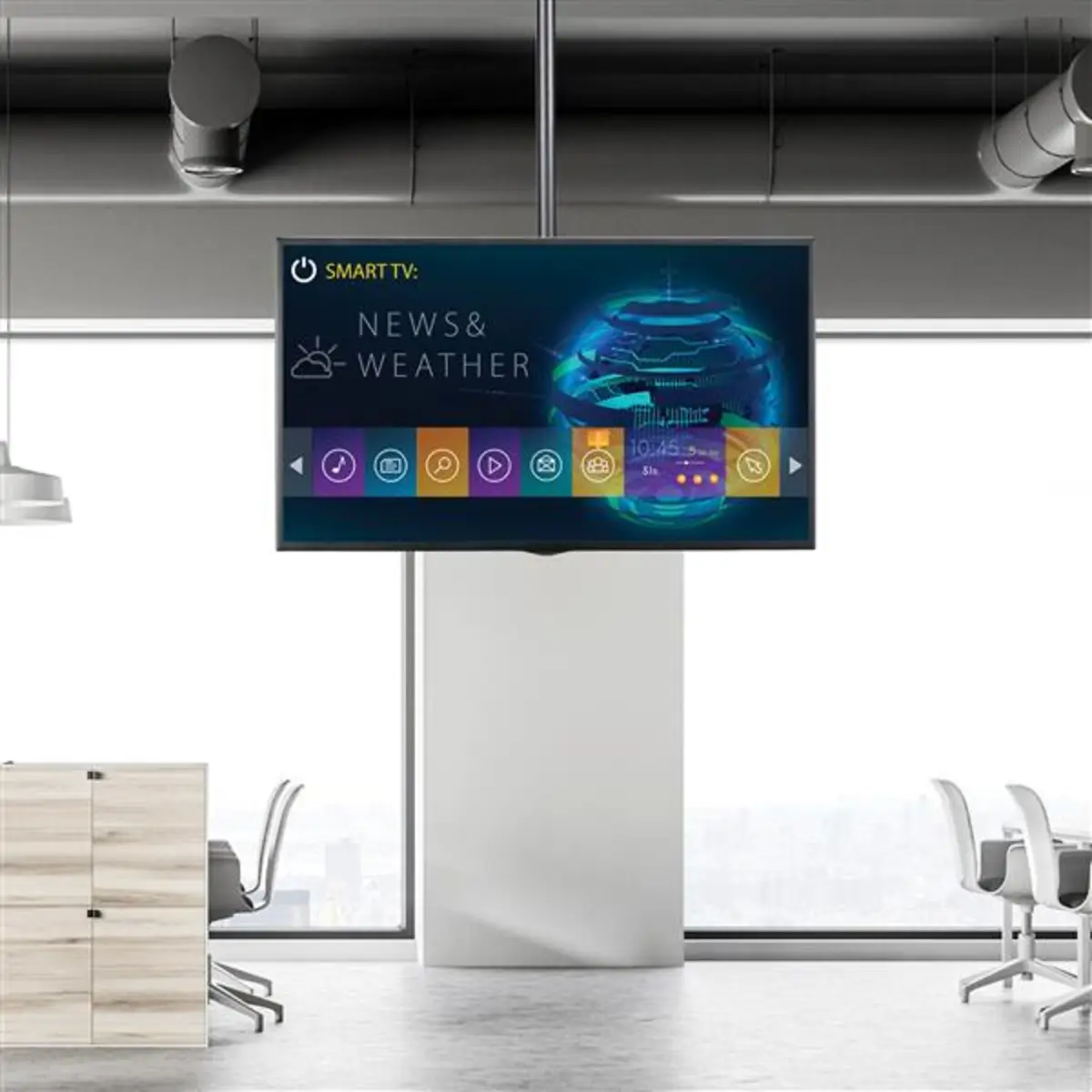 TV Deckenhalterung für 94-177,8cm (37-70") max. Tragkraft 50kg