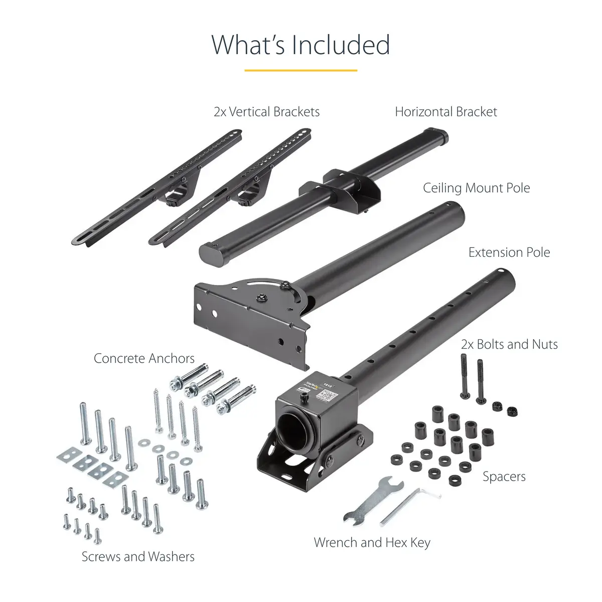 TV Deckenhalterung für 94-177,8cm (37-70") max. Tragkraft 50kg