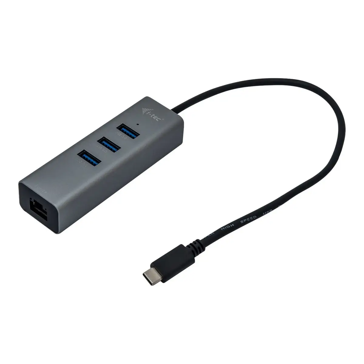 i-tec USB-C Metal HUB 3 Port und Gigabit Ethernet Adapter