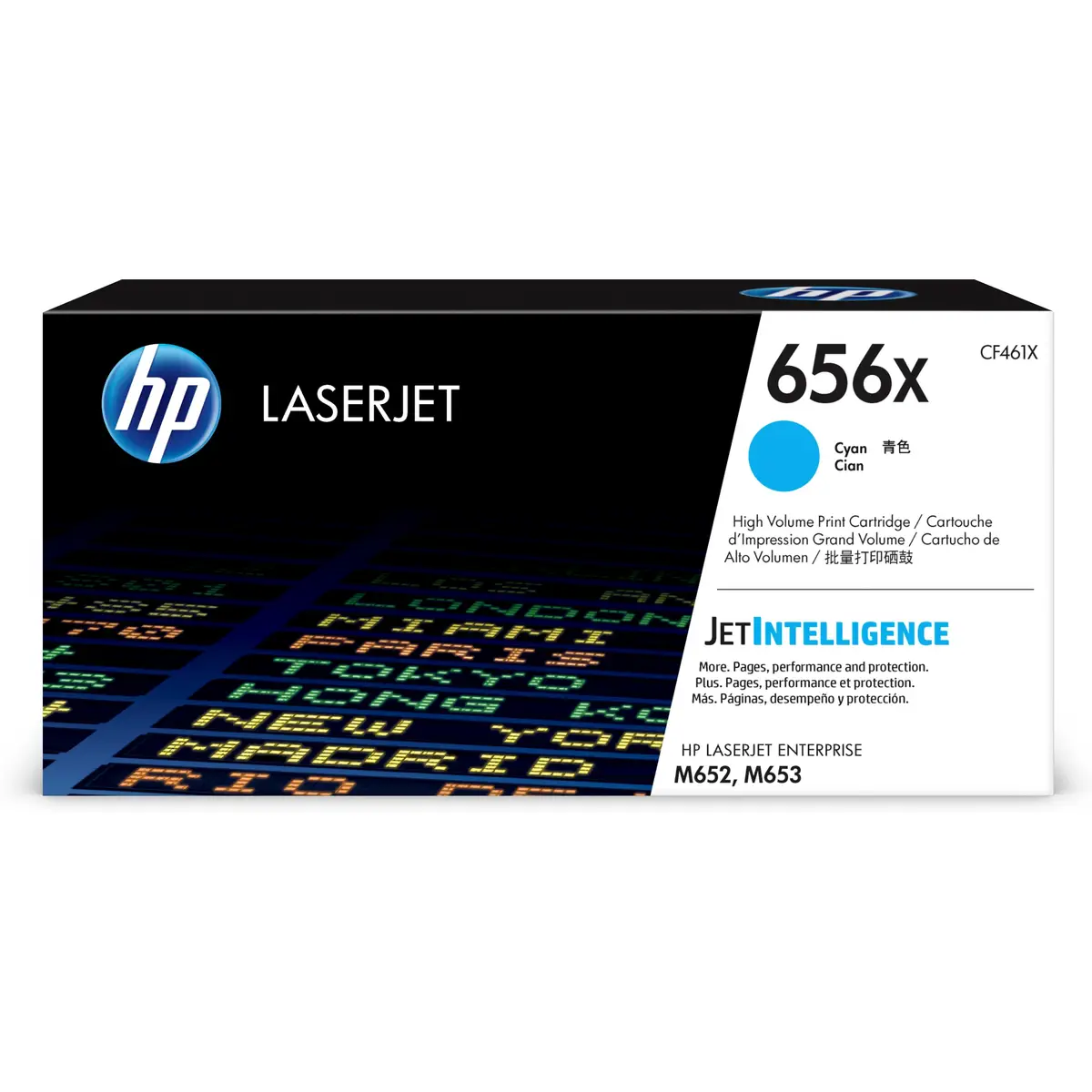 Toner CF461X 656X ca. 22000 Seiten cyan