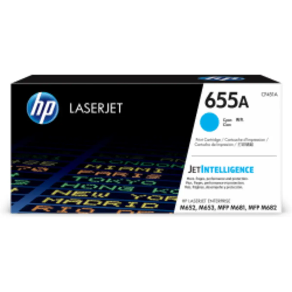 Toner CF451A 655A ca. 10500 Seiten cyan