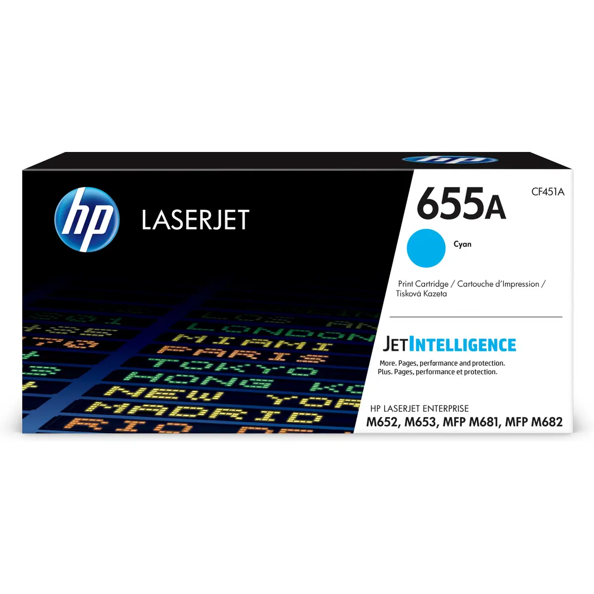 Toner CF451A 655A ca. 10500 Seiten cyan