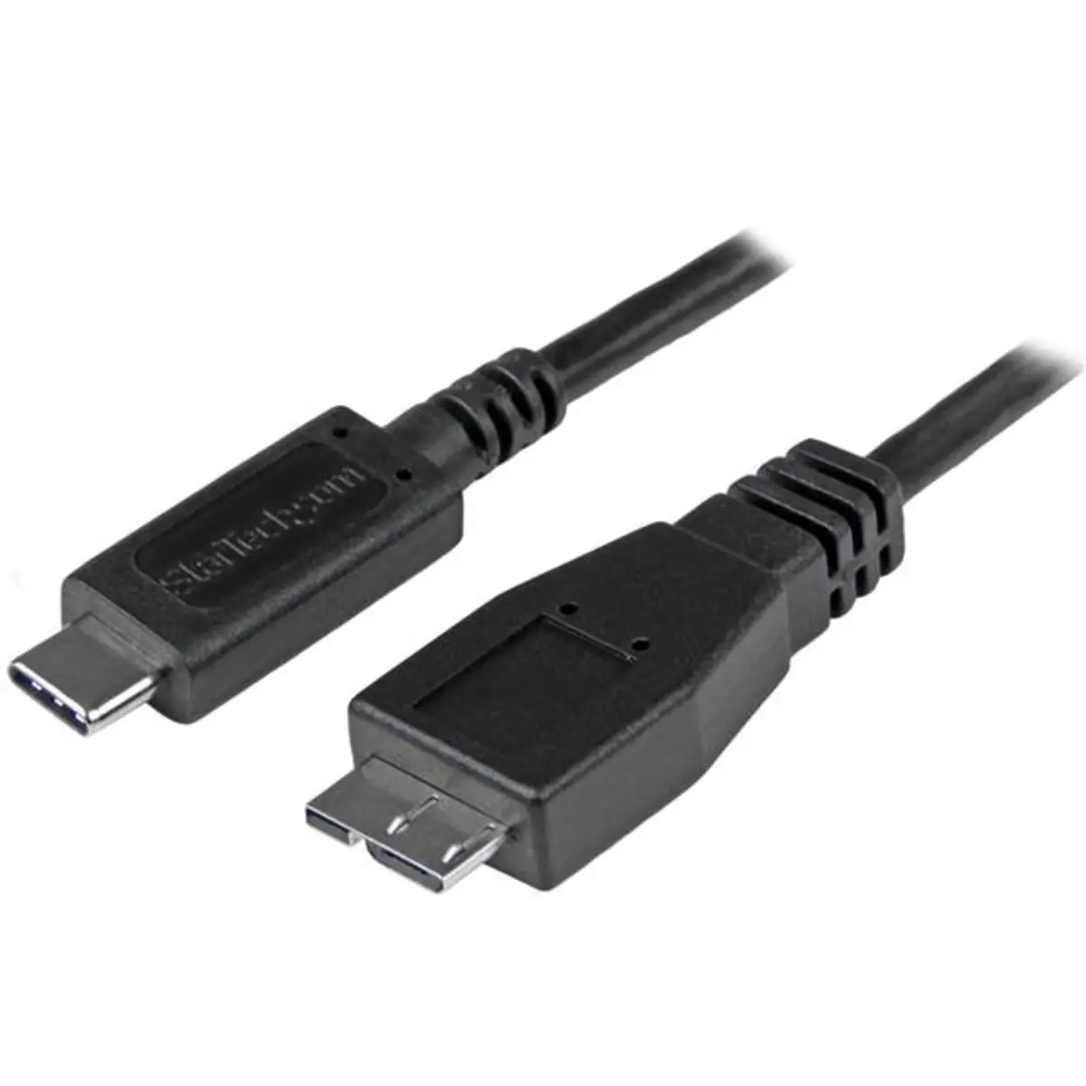 USB Kabel USB-C/Micro-B Männlich/Männlich Schwarz 0,5m