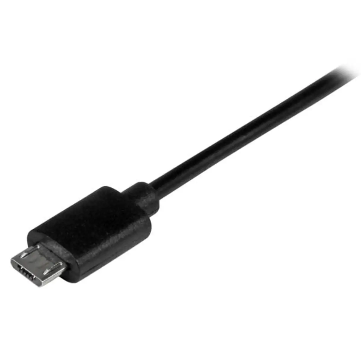 USB-C Micro Kabel Stecker/Stecker Schwarz 2 m