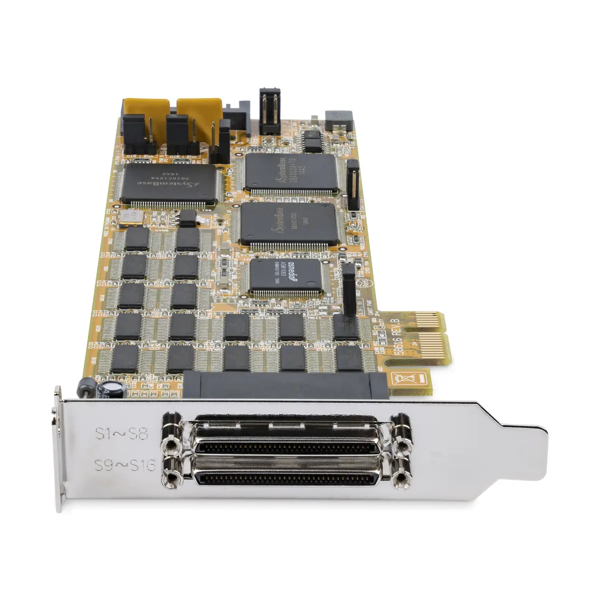Serielle Karte 16 Ports RS232/PCI Express Low Profile