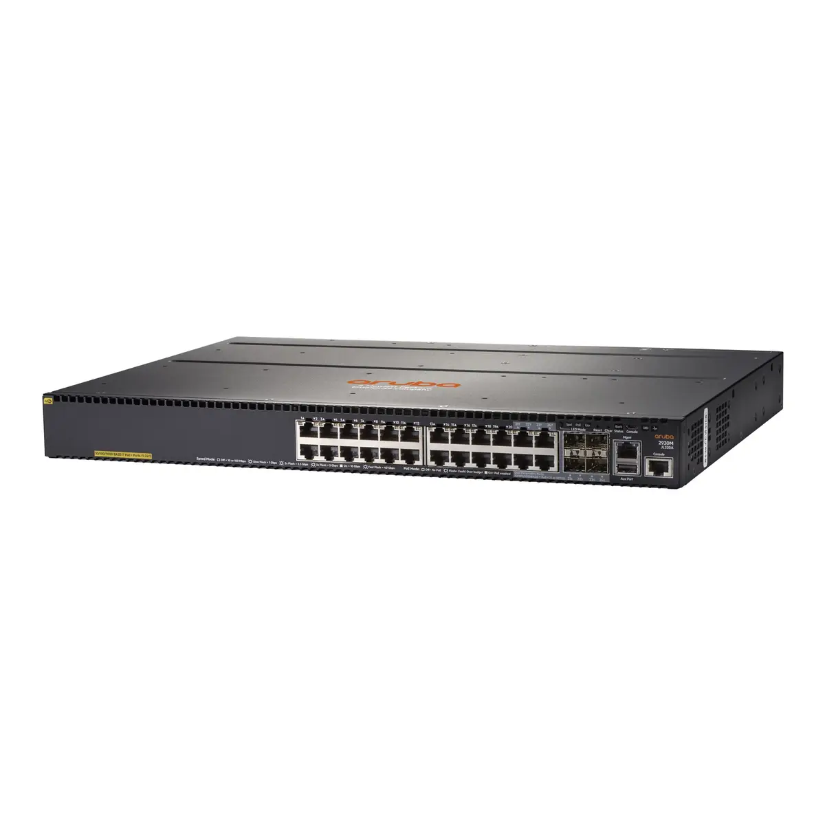 HP 2930M 24G POE+ 1-Slot Switch L3 Managed 20x10/100/1000 (PoE+) + 4xKombi-Gigabit-SFP an Rack montierbar PoE+ (720 W)